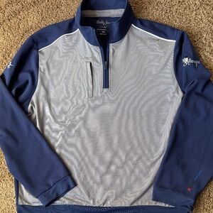 Bobby Jones Men’s XXL Quarter-Zip Performance Pullover – X-H2O EUC
